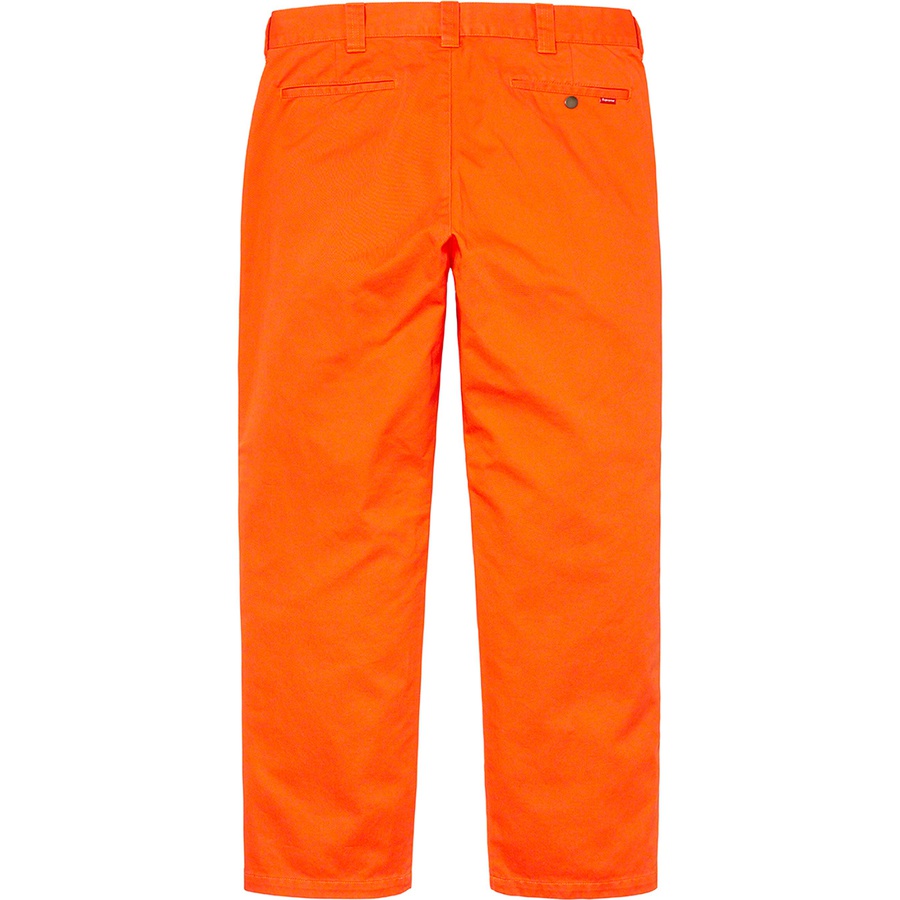Details on Work Pant Orange from fall winter
                                                    2021 (Price is $118)