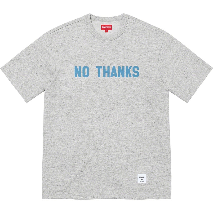 Details on No Thanks S S Top Heather Grey from fall winter
                                                    2021 (Price is $68)