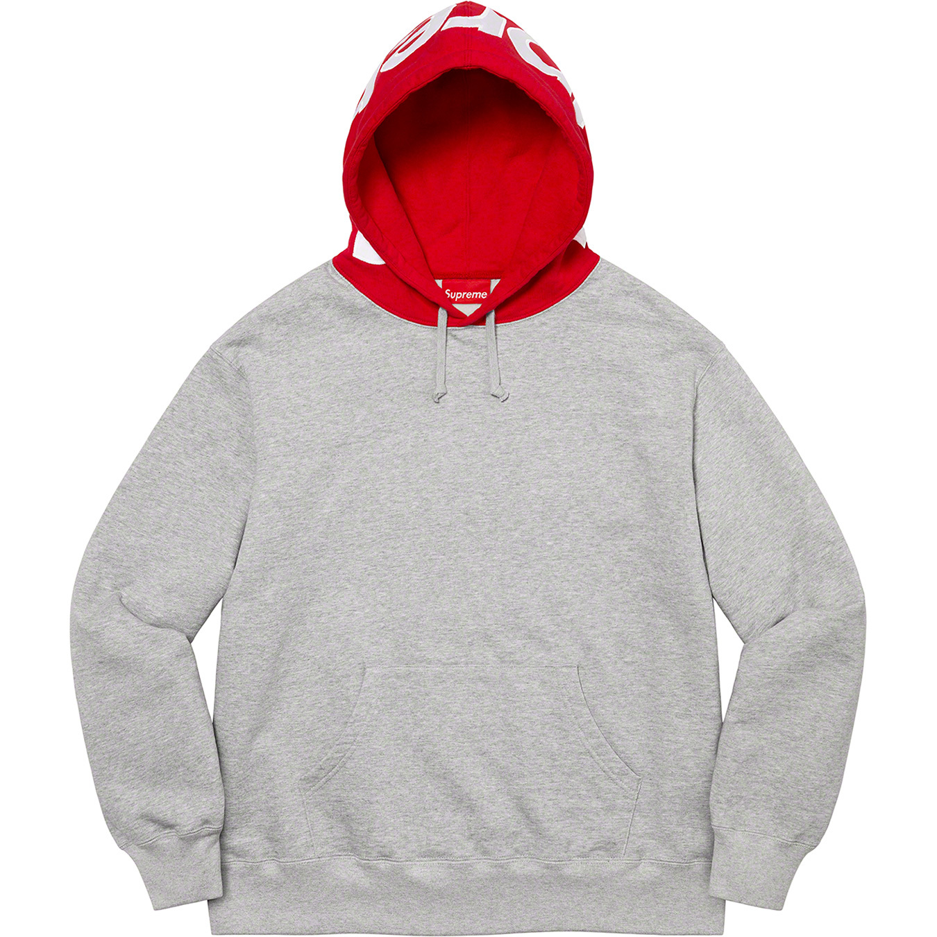 supreme contrast hooded sweatshirt M-