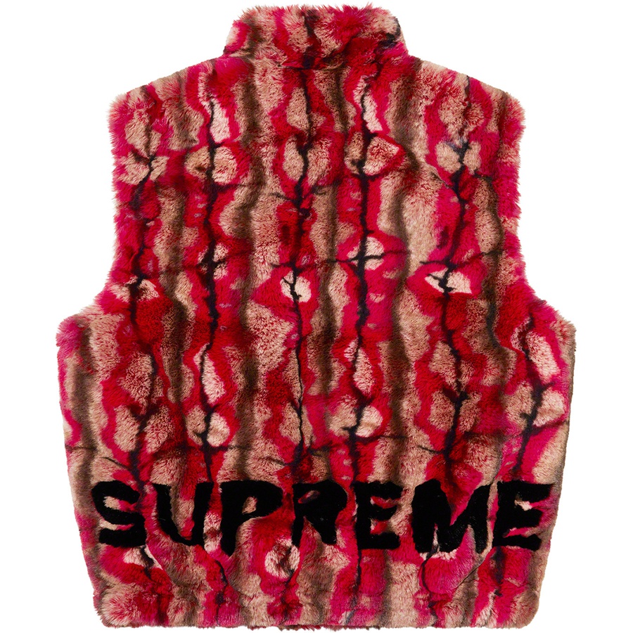 Supreme Faux Fur Hooded Vest \