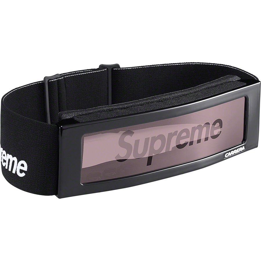 Details on Supreme Carrera Overtop Goggles Black from fall winter
                                                    2021 (Price is $298)