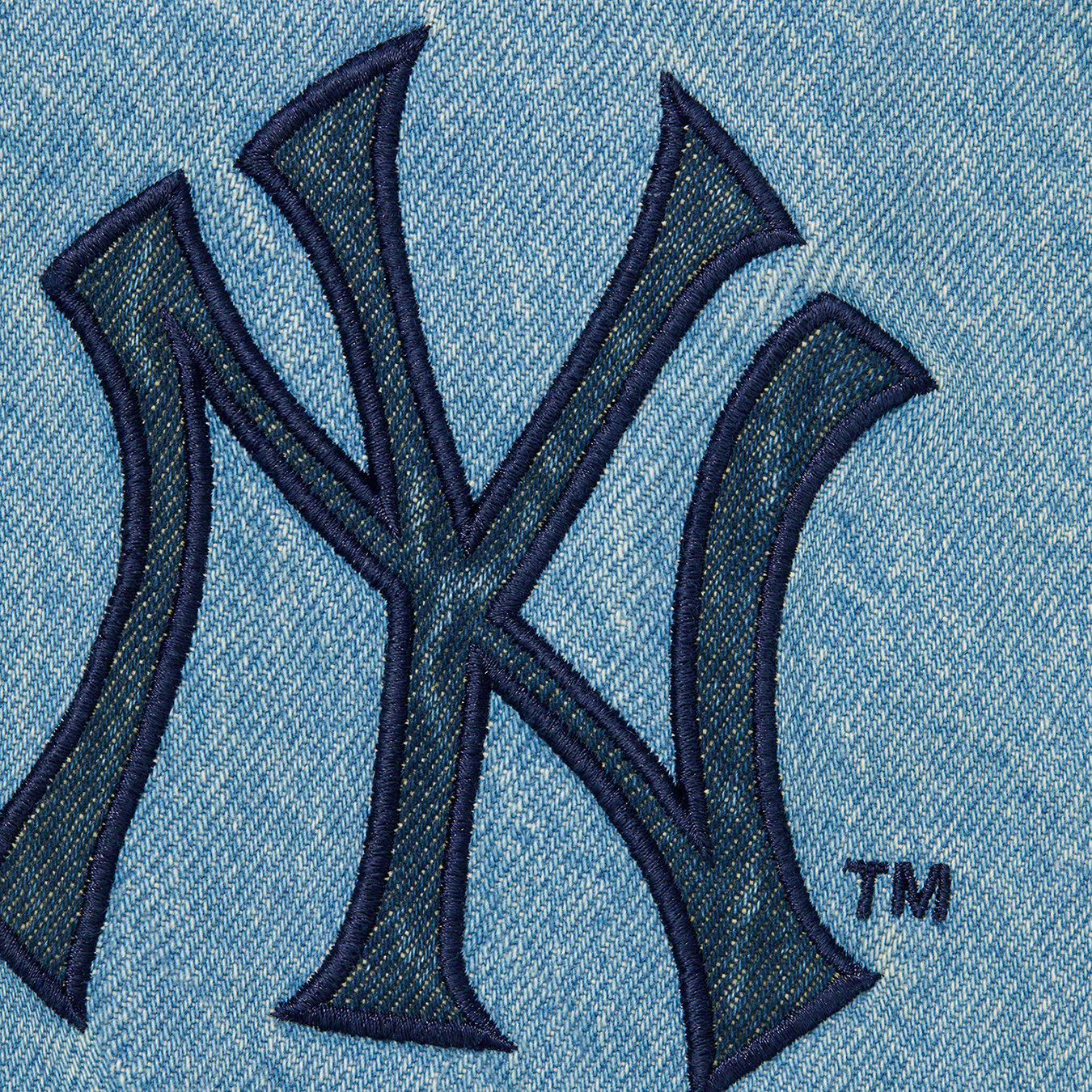 Supreme x New York Yankees Denim Trucker Jacket - Farfetch