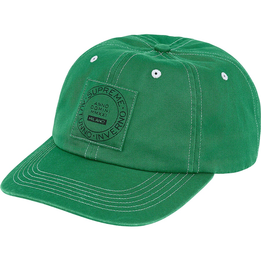 Details on Milano Patch 6-Panel Green from fall winter
                                                    2021 (Price is $48)