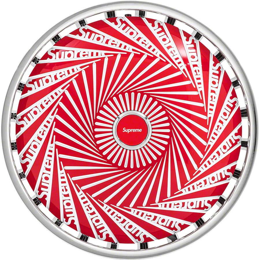 Details on Supreme Dub Spinner Rims (Set of 4) Red from fall winter
                                                    2021 (Price is $12000)