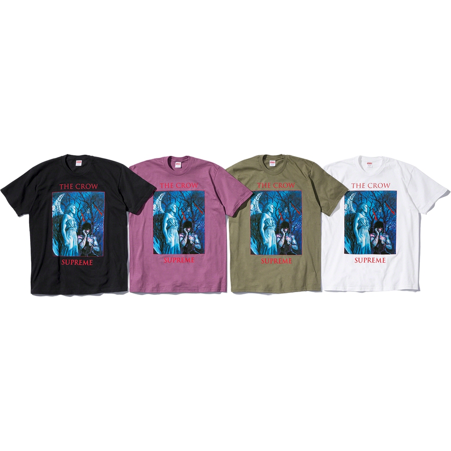 Details on Supreme The Crow Tee from fall winter
                                            2021 (Price is $44)