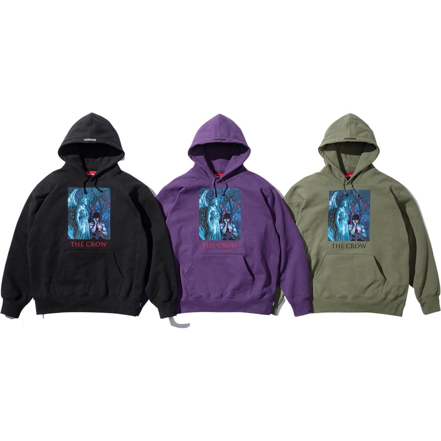 Details on Supreme The Crow Hooded Sweatshirt  from fall winter
                                                    2021 (Price is $168)