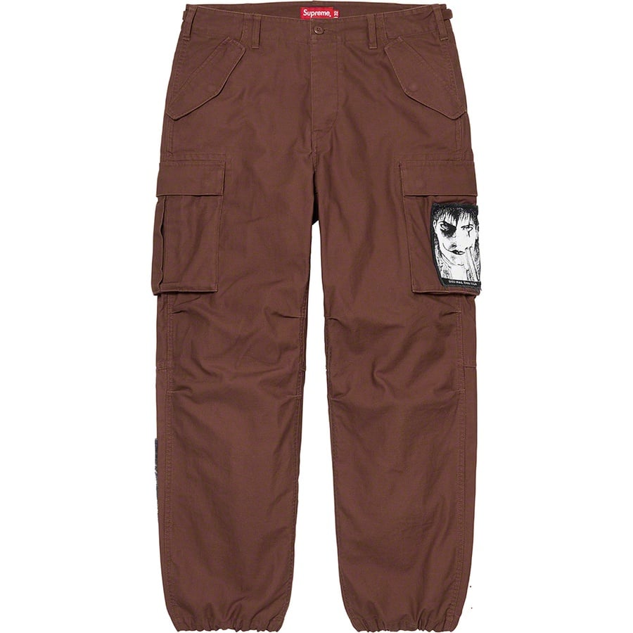 Details on Supreme The Crow Cargo Pant Brown from fall winter
                                                    2021 (Price is $198)