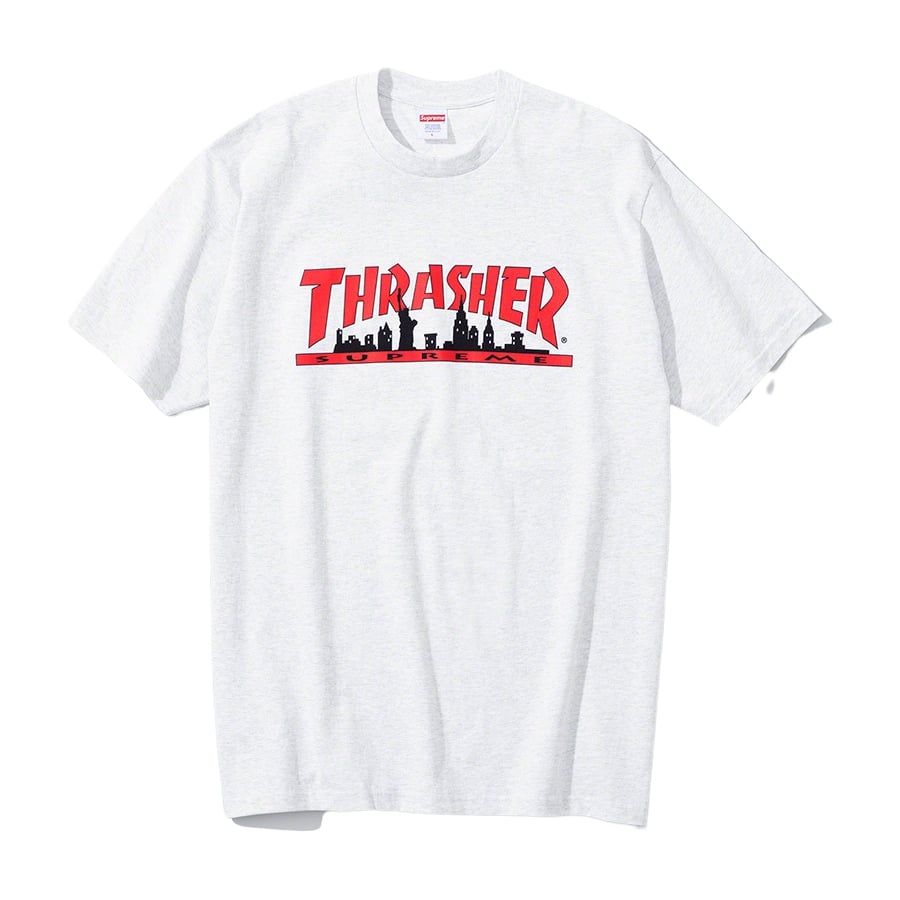 Details on Supreme Thrasher Skyline Tee  from fall winter
                                                    2021 (Price is $44)