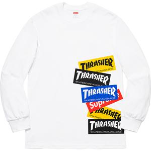 Thrasher Multi Logo L S Tee - fall winter 2021 - Supreme