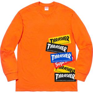 Thrasher Multi Logo L S Tee - fall winter 2021 - Supreme