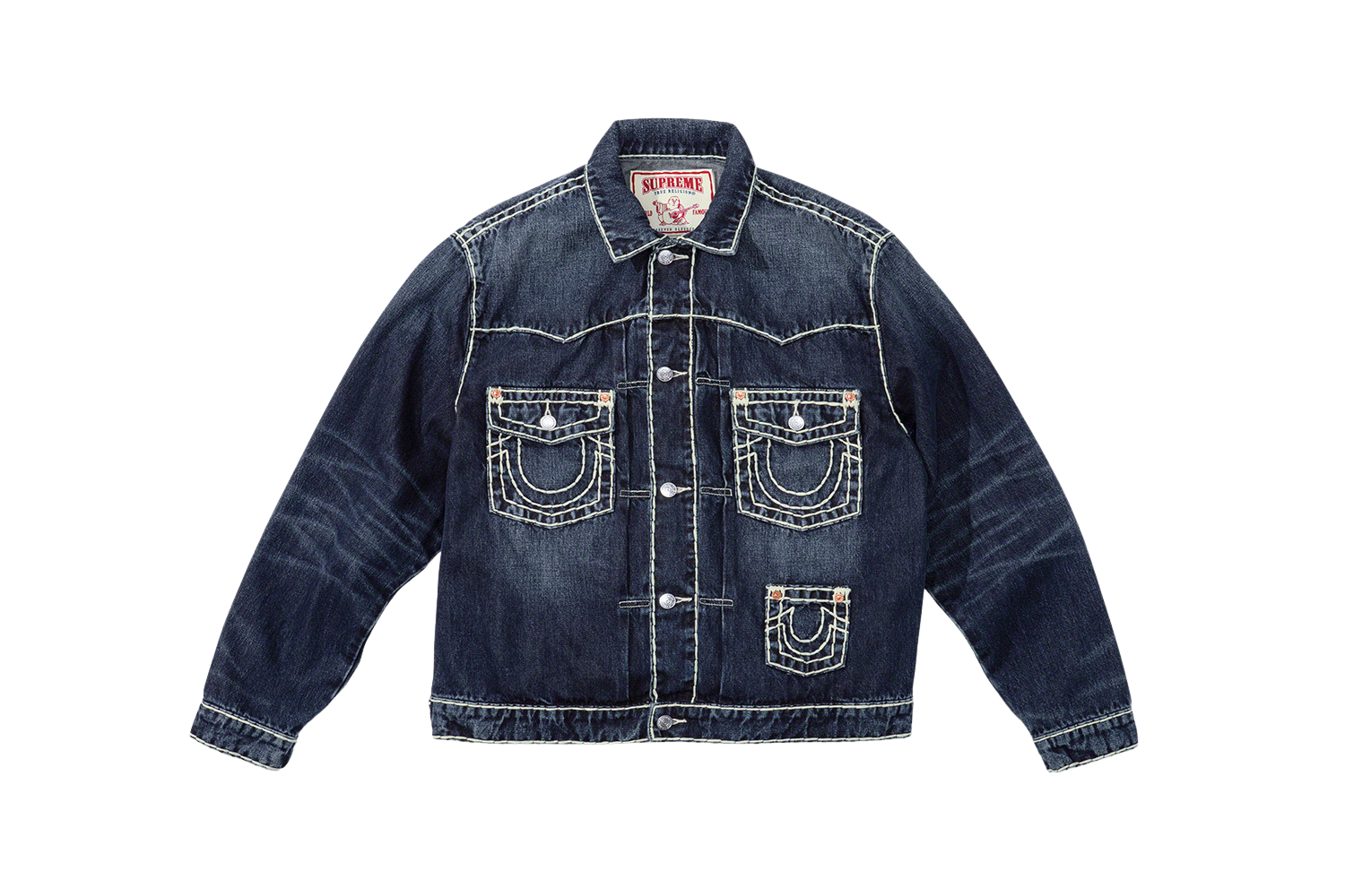 New True Religion Jimmy SN Denim Jacket XL Light Wash $159.00 | eBay
