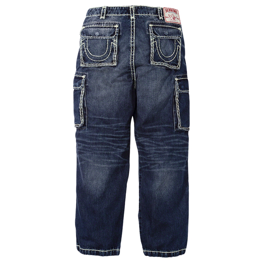 Details on Supreme True Religion Denim Cargo Pant  from fall winter
                                                    2021 (Price is $228)
