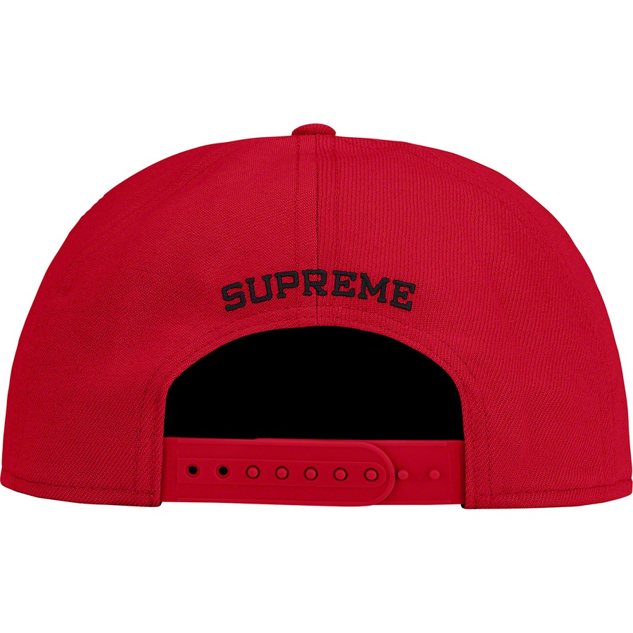 Details on Arabic Logo 5-Panel Red from fall winter
                                                    2021 (Price is $42)