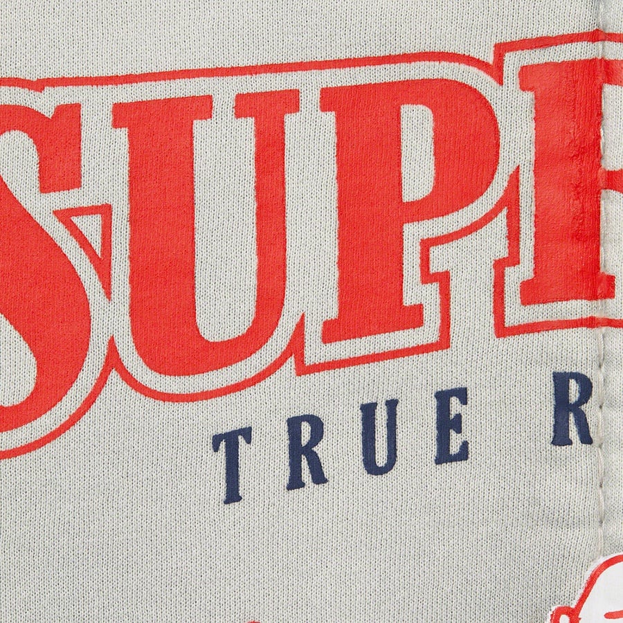Details on Supreme True Religion Zip Up Hooded Sweatshirt Light Grey from fall winter
                                                    2021 (Price is $238)