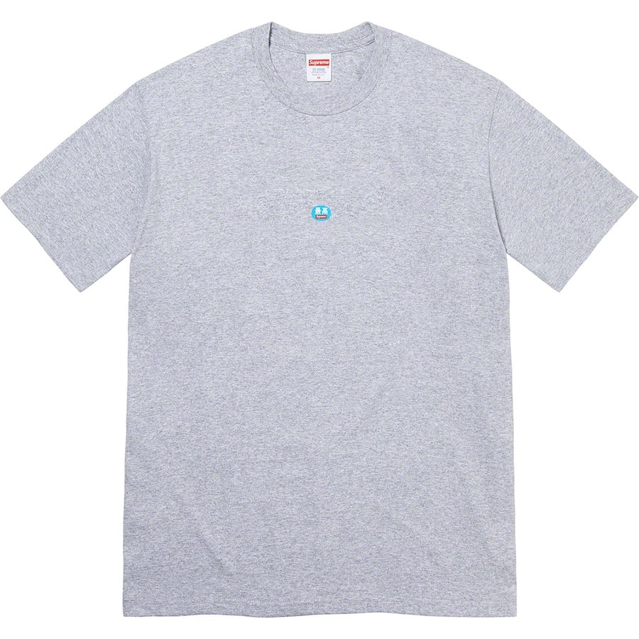 Details on Sticker Tee Heather Grey from fall winter
                                                    2021 (Price is $38)