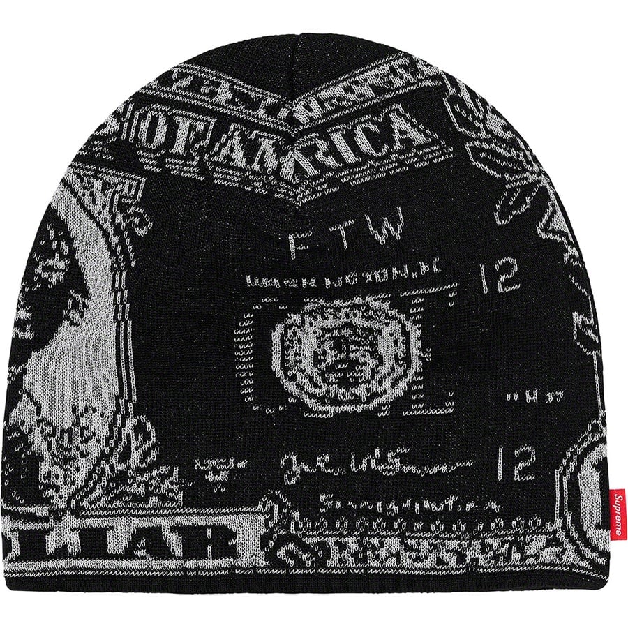 Details on Dollar Beanie Black from fall winter
                                                    2021 (Price is $38)