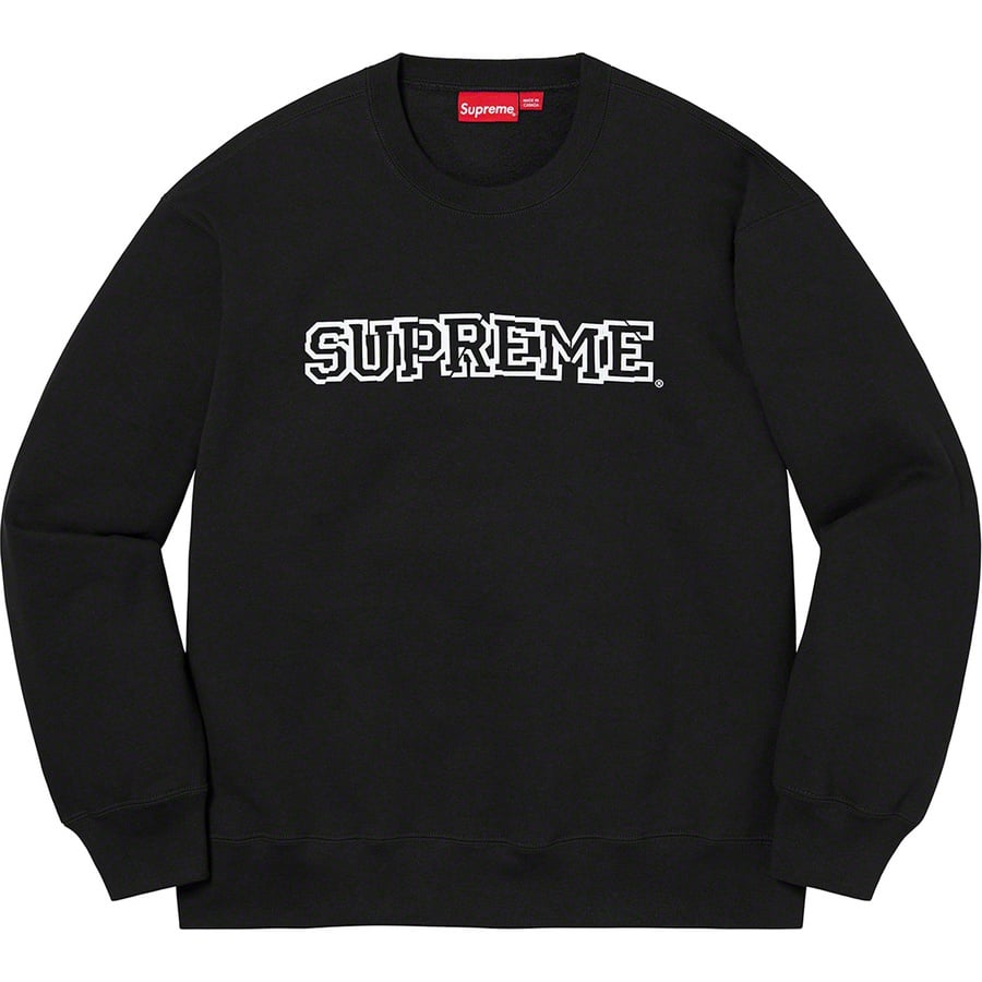 Details on Shattered Logo Crewneck Black from fall winter
                                                    2021 (Price is $138)