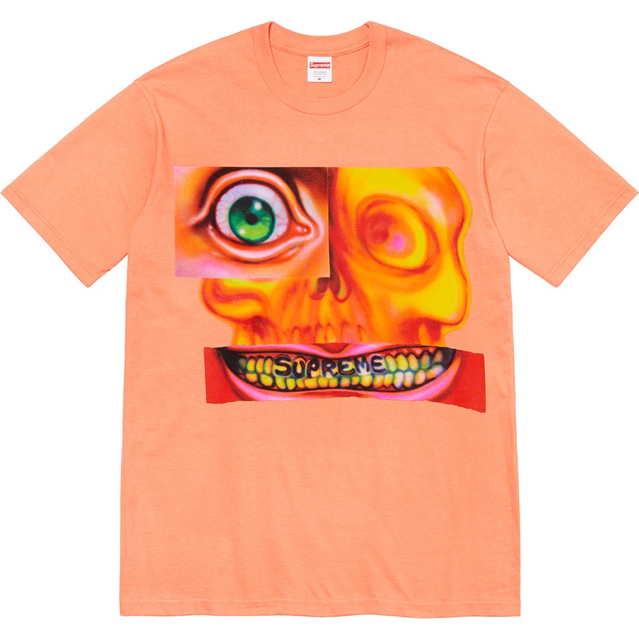 Details on Face Tee Peach from fall winter
                                                    2021 (Price is $38)