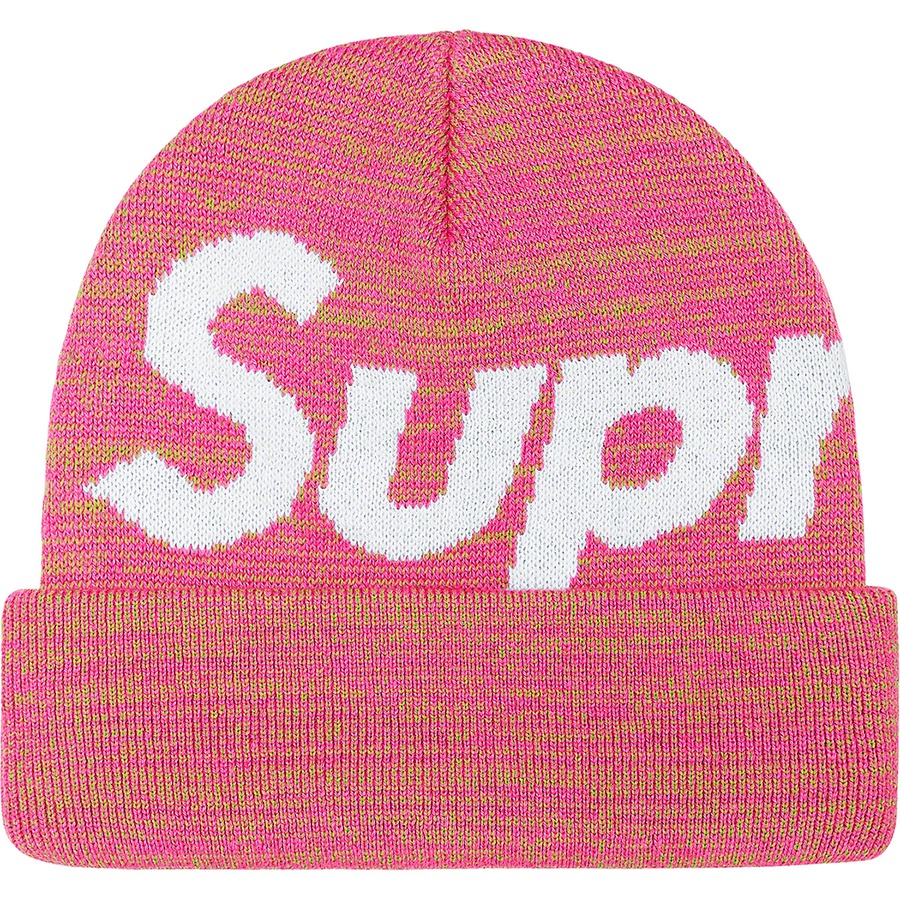 Details on Big Logo Beanie Magenta Static  from fall winter
                                                    2021 (Price is $40)