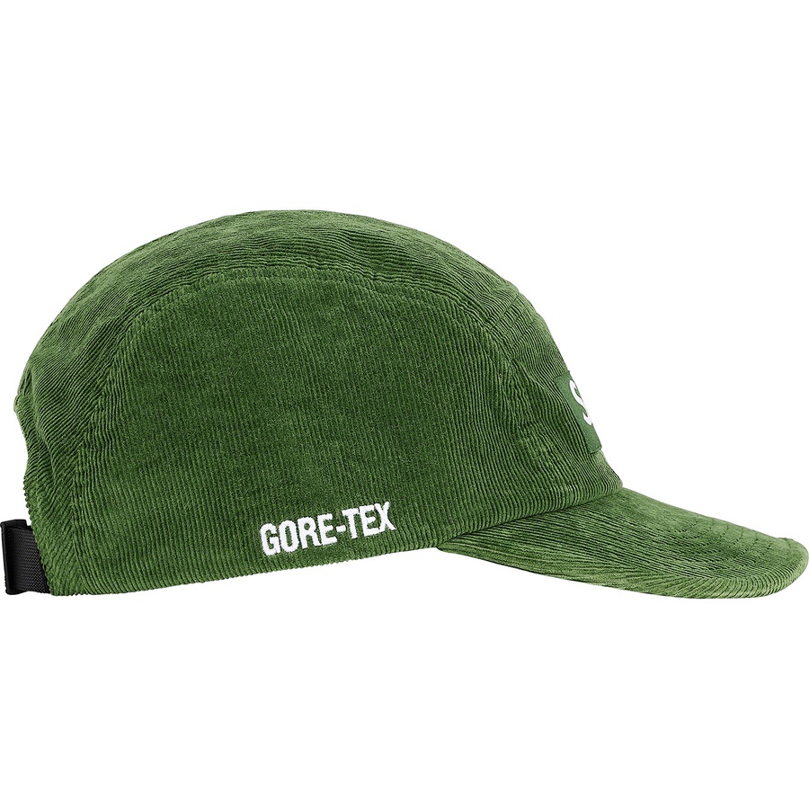 Details on GORE-TEX Corduroy Camp Cap Green from fall winter
                                                    2021 (Price is $54)
