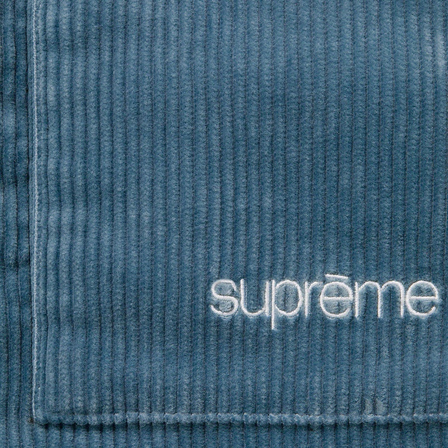 Details on Corduroy Zip Jacket Blue from fall winter
                                                    2021 (Price is $178)