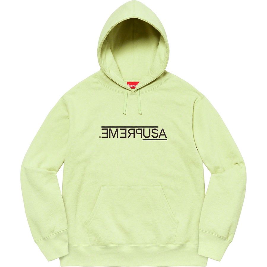 Supreme USA Hooded Sweatshirt Ash Grey