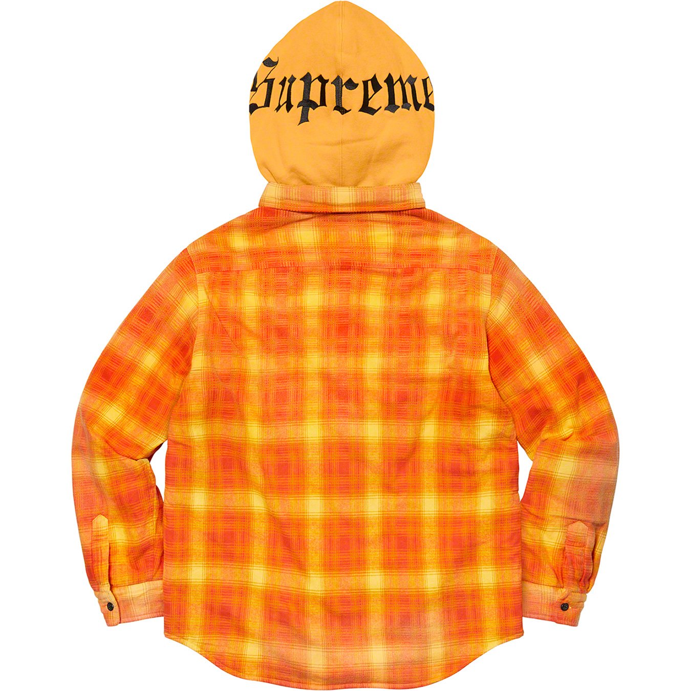 Hooded Flannel Zip Up Shirt - fall winter 2021 - Supreme