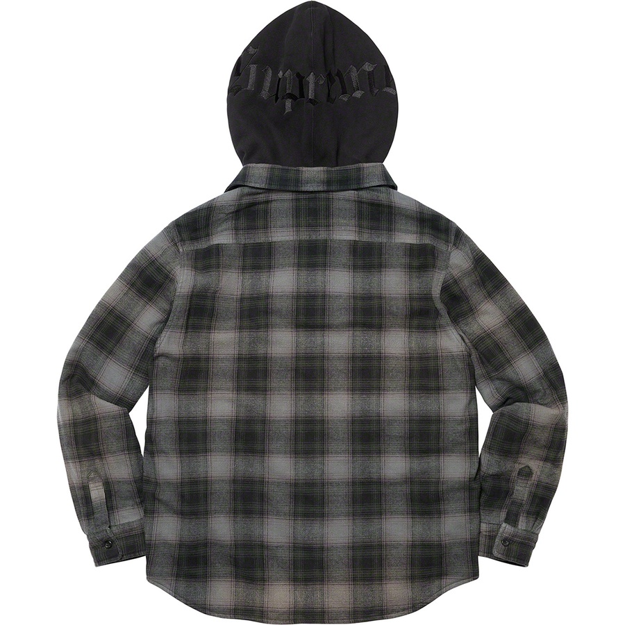 人気が高 Supreme - supreme Hooded Flannel Zip Up Shirt XLの通販 by ...