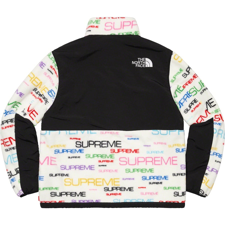 Details on Supreme The North Face Steep Tech Fleece Jacket White from fall winter
                                                    2021 (Price is $288)