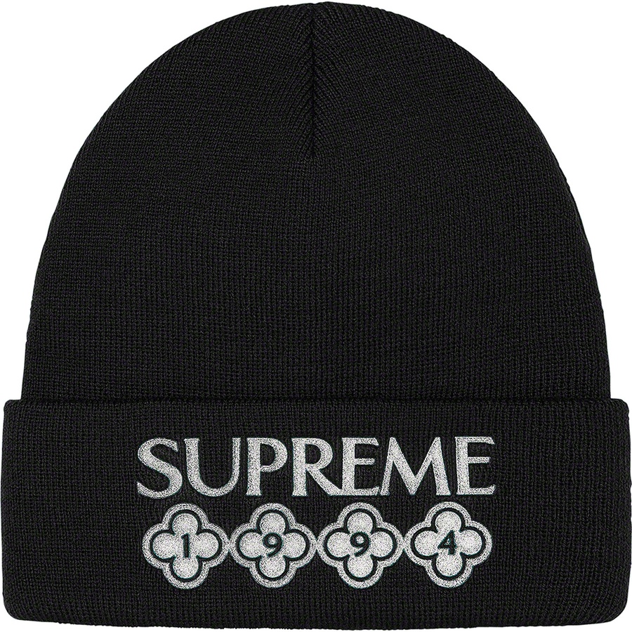 Details on Glitter Beanie Black from fall winter
                                                    2021 (Price is $38)