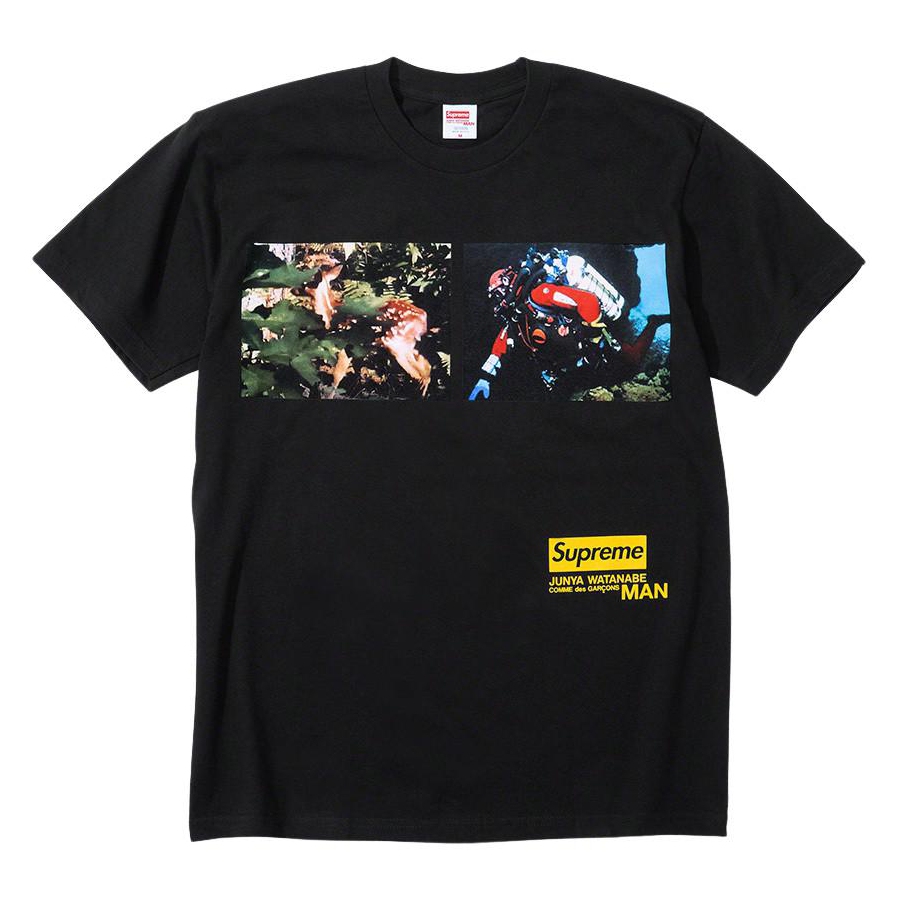 Details on Supreme JUNYA WATANABE COMME des GARÇONS MAN Nature Tee  from fall winter
                                                    2021 (Price is $54)