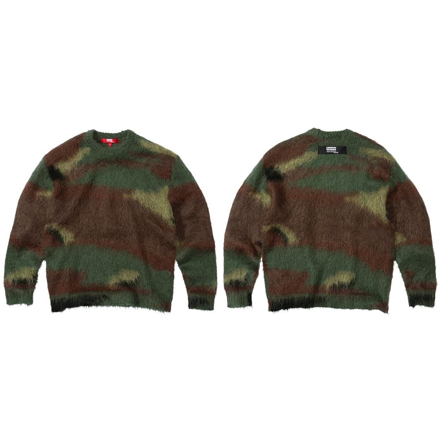 Supreme JUNYA Brushed Camo Sweater Sサイズ