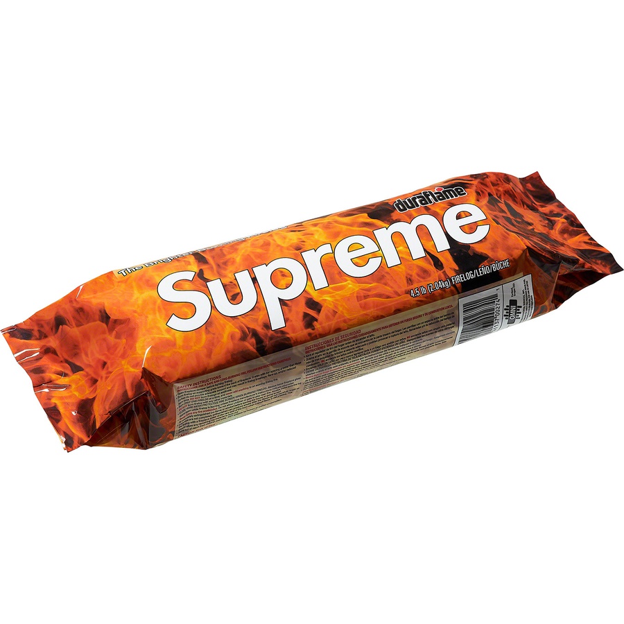Details on Supreme Duraflame Fire Log (Pack of 6) Flames from fall winter
                                                    2021 (Price is $40)