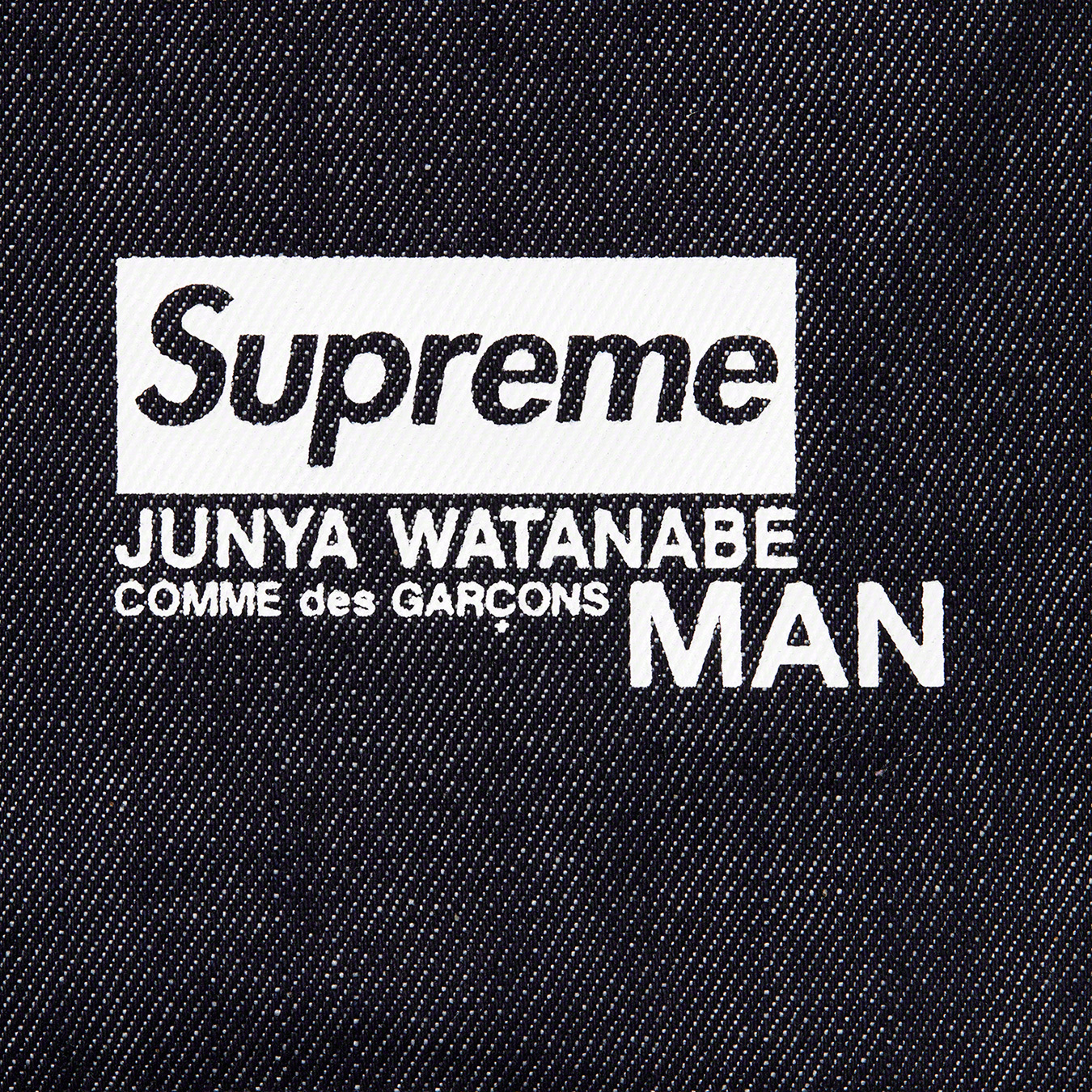 Supreme Junya Wantanabe Cdg Man GORE-TEX Denim Parka Indigo Size L New