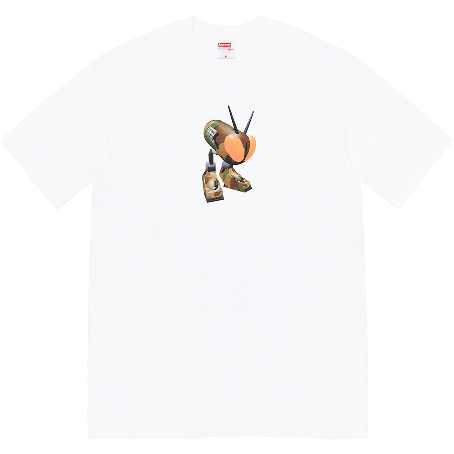 Details on Supreme JUNYA WATANABE COMME des GARÇONS MAN Bug Tee White from fall winter
                                                    2021 (Price is $54)