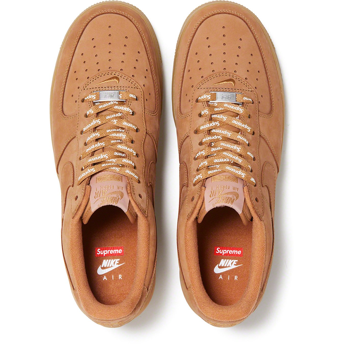 Supreme x Nike Air Force 1 Low Wheat: First Look & Official Info