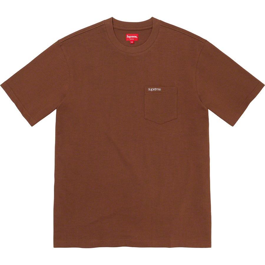 Details on S S Pocket Tee Brown from fall winter
                                                    2021 (Price is $60)