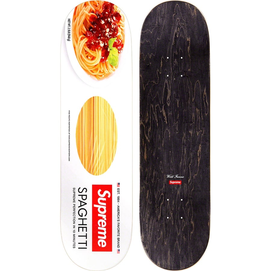 Details on Spaghetti Skateboard White - 8.5" x 32.25" from fall winter
                                                    2021 (Price is $58)