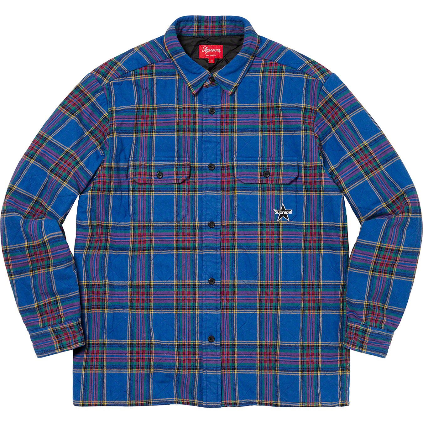 supreme Quilted Flannel Shirt XL-