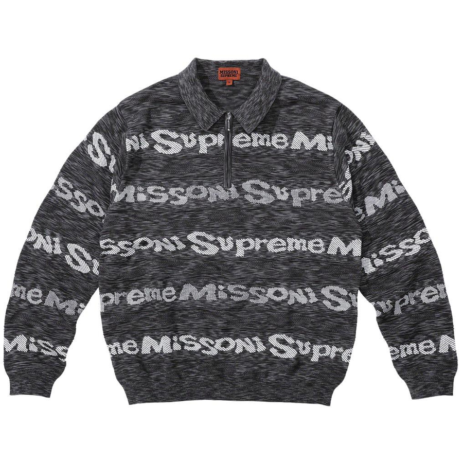 Details on Supreme Missoni Zip L S Polo  from fall winter
                                                    2021 (Price is $228)