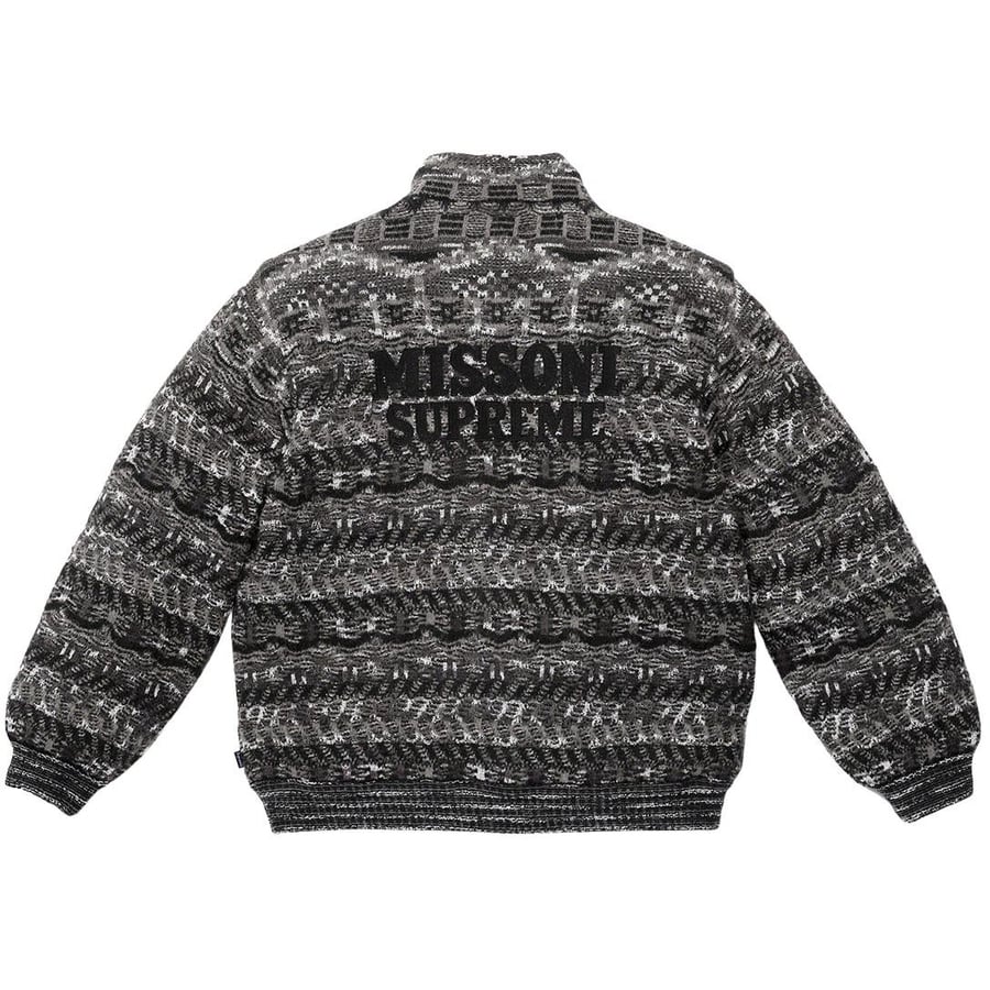 Details on Supreme Missoni Reversible Knit Jacket  from fall winter
                                                    2021 (Price is $498)