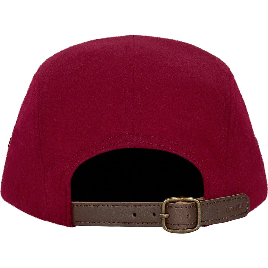 Red 2-Tone Leather Camp Cap – Maison-B-More Global Store