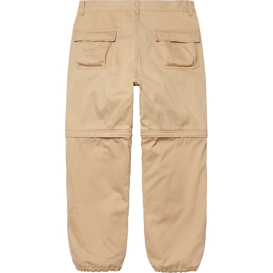 Details on Zip-Off Utility Pant Khaki from fall winter
                                                    2021 (Price is $168)