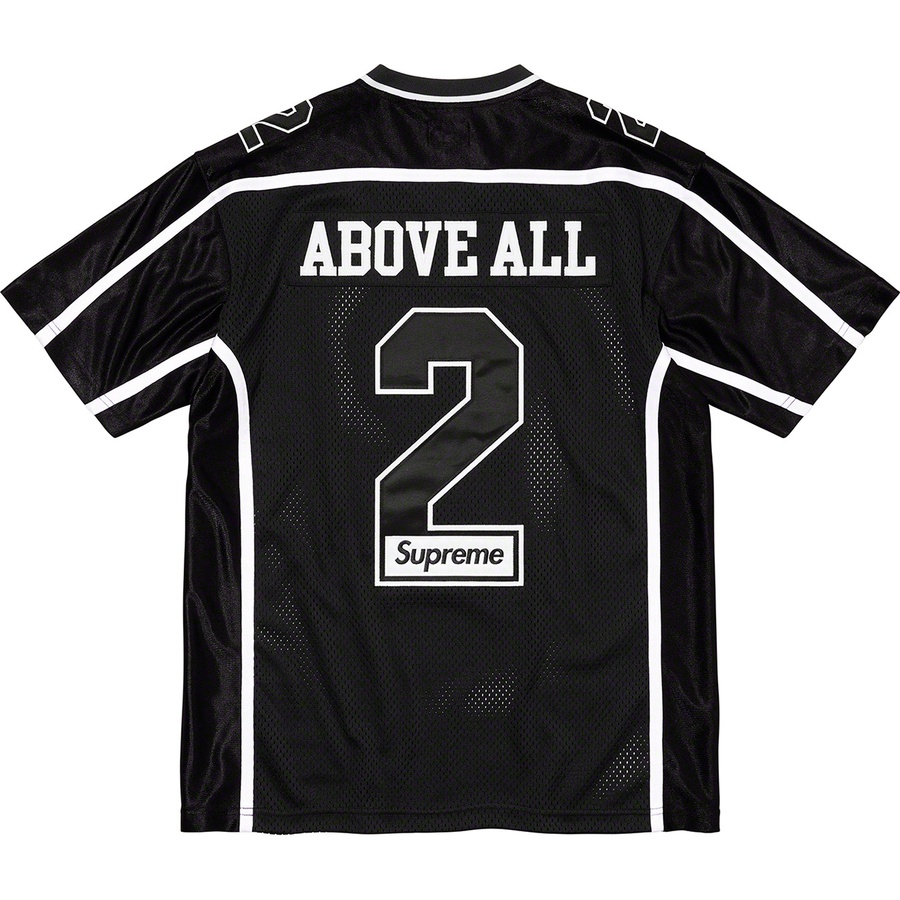 Details on Above All Football Jersey Black from fall winter
                                                    2021 (Price is $110)