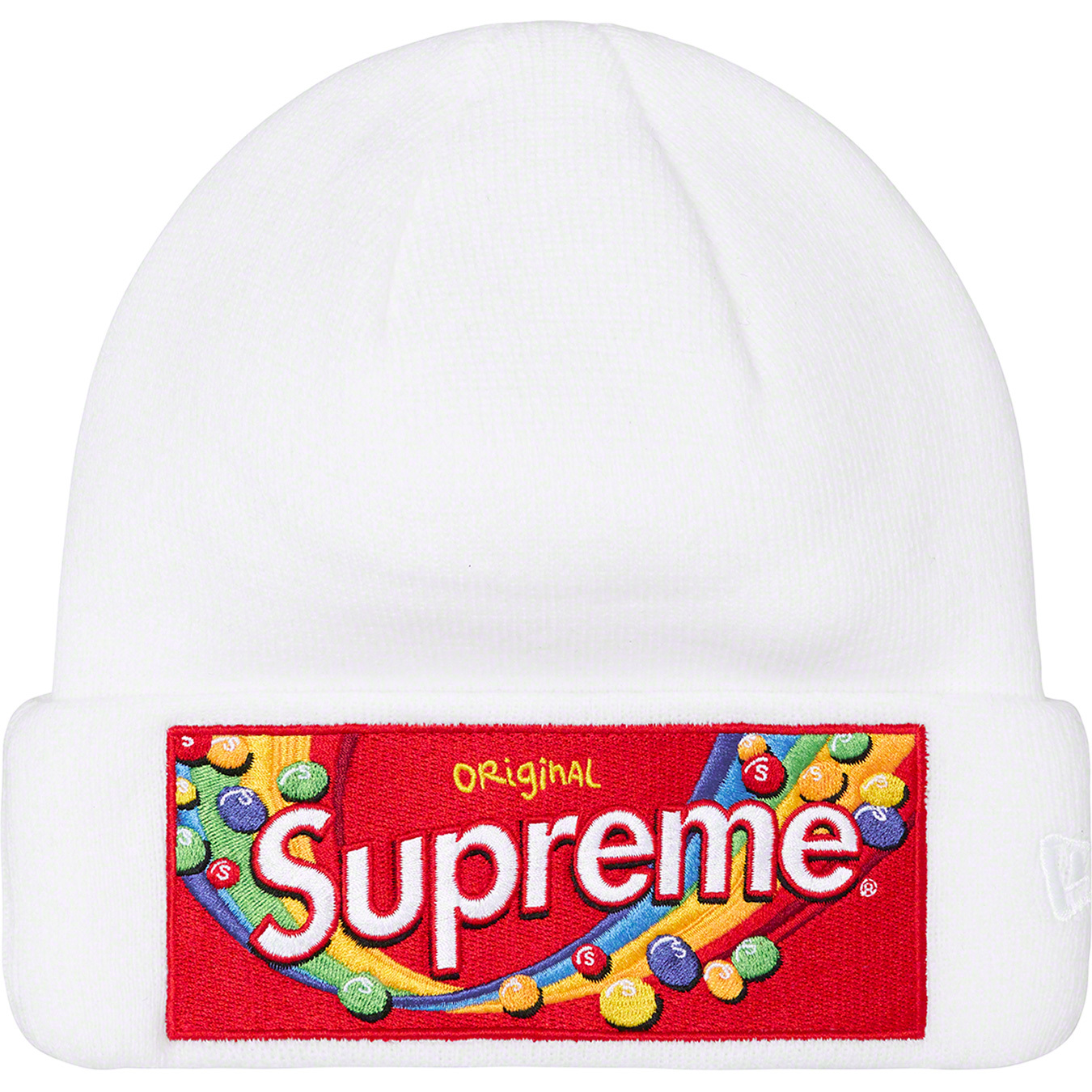 Supreme, Accessories, Supreme X New Era Fw2 Skittles Red Beanie