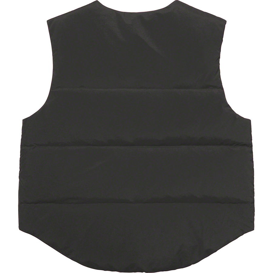 Details on Supreme WTAPS Tactical Down Vest Black from fall winter
                                                    2021 (Price is $198)