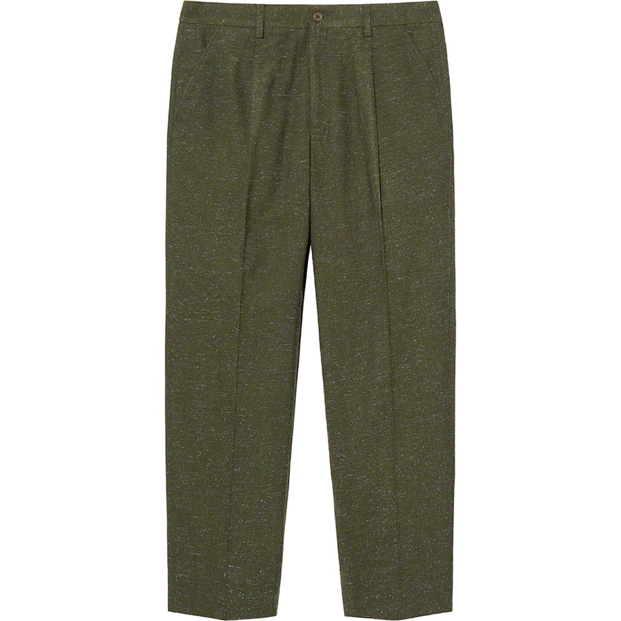 Details on Pleated Trouser Dark Green from fall winter
                                                    2021 (Price is $168)