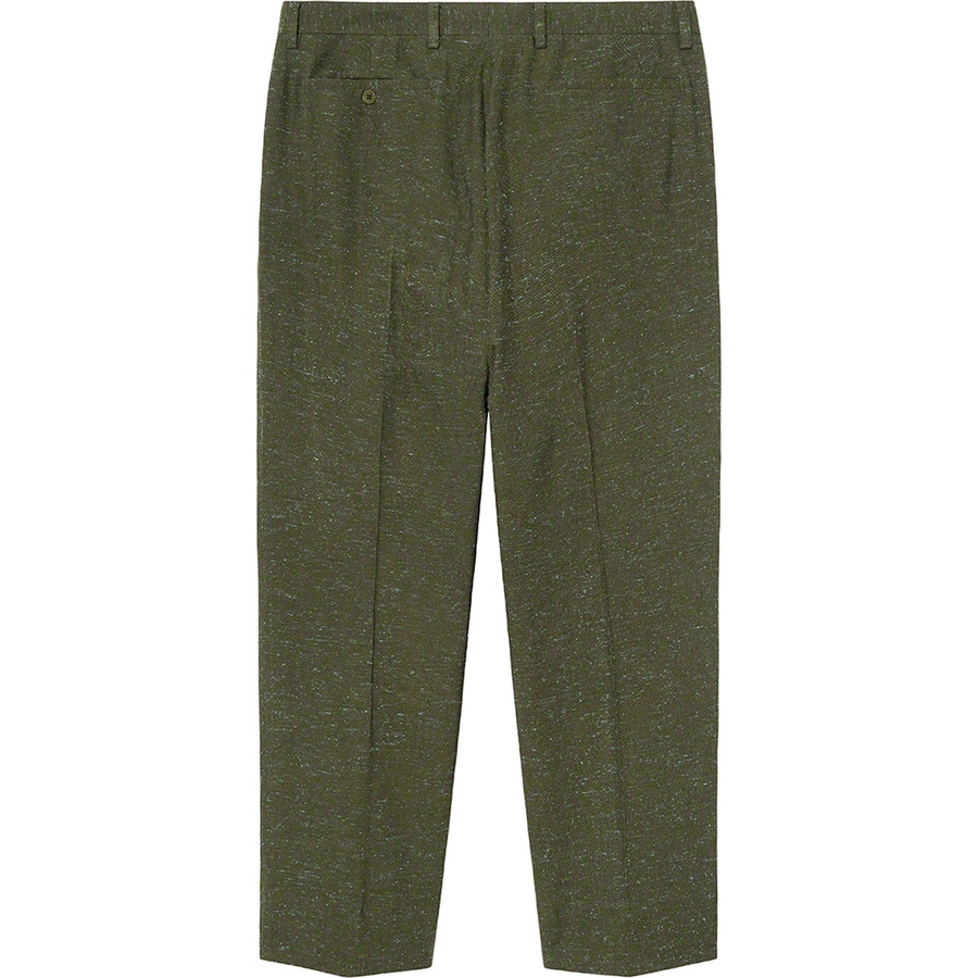 Details on Pleated Trouser Dark Green from fall winter
                                                    2021 (Price is $168)