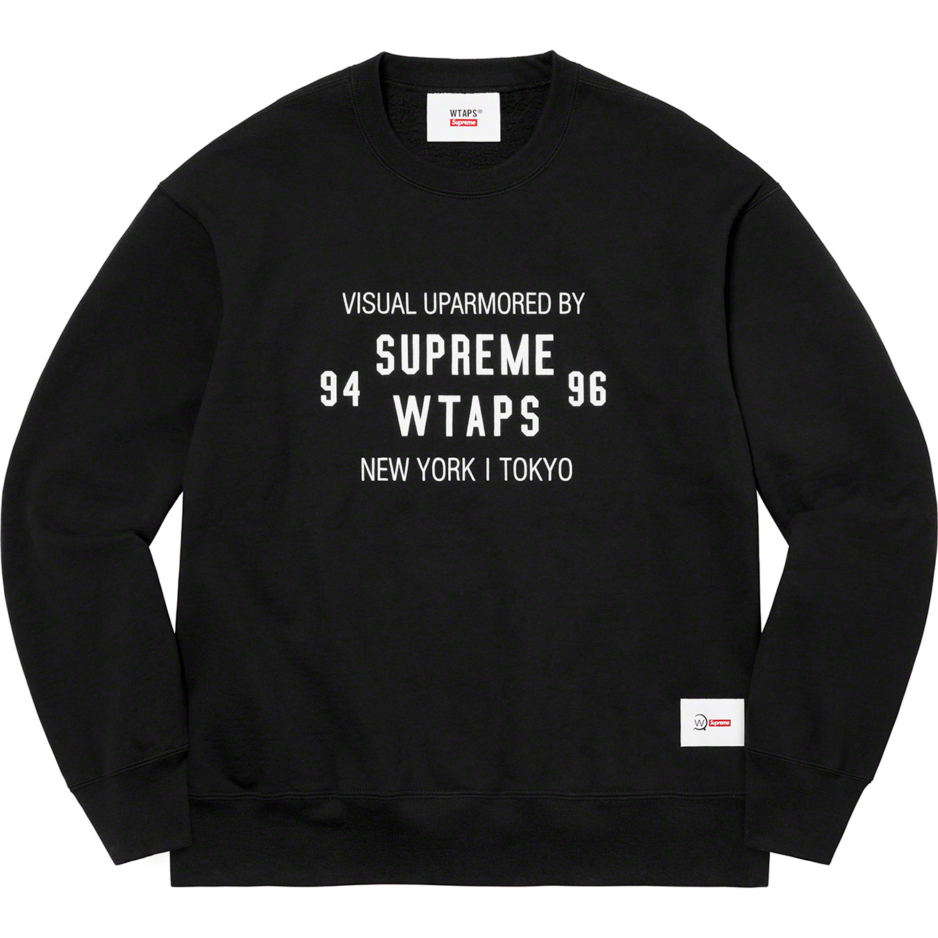 Supreme WTAPS  Crewneck　black  XL