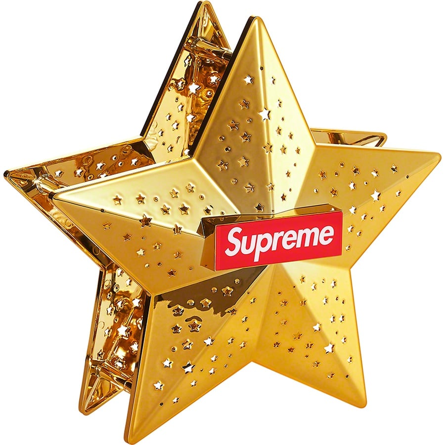 Supreme Christmas Tree Topper released during fall winter 21 season